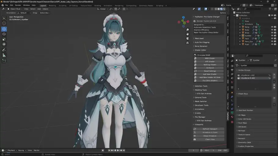 [Coming Soon] [WIP] Danica Mods by FadXploit - Genshin Impact