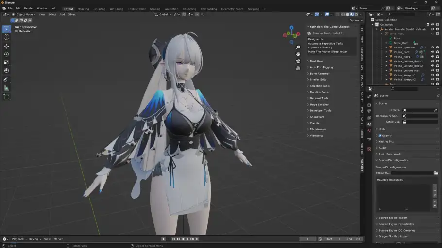 [Coming Soon] [WIP] Velina Airgid - Shade of Leisure Mods by FadXploit - Zenless Zone Zero