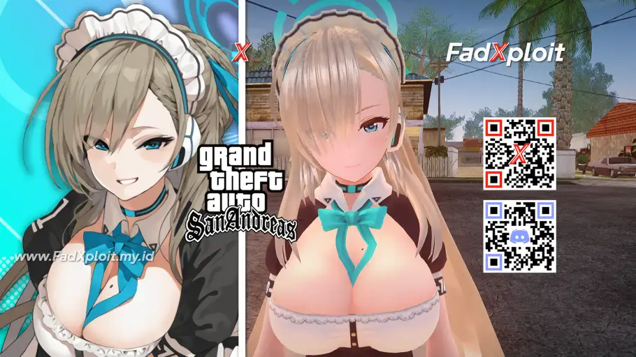 Asuna Ichinose Mods by FadXploit - Blue Archive
