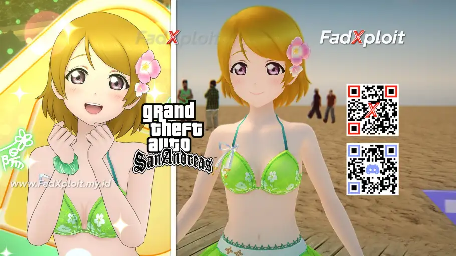 Hanayo Koizumi - Summer Splash Mods by FadXploit - Love Live!