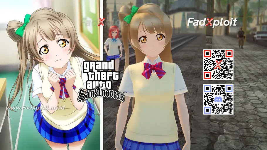 Kotori Minami - Otonokizaka High Uniform Summer Mods by FadXploit - Love Live! School Idol Festival ALL STARS
