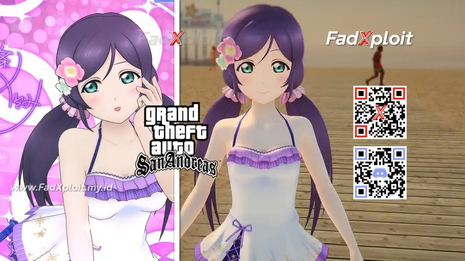 Nozomi Tojo - Summer Splash Mods by FadXploit - Love Live!