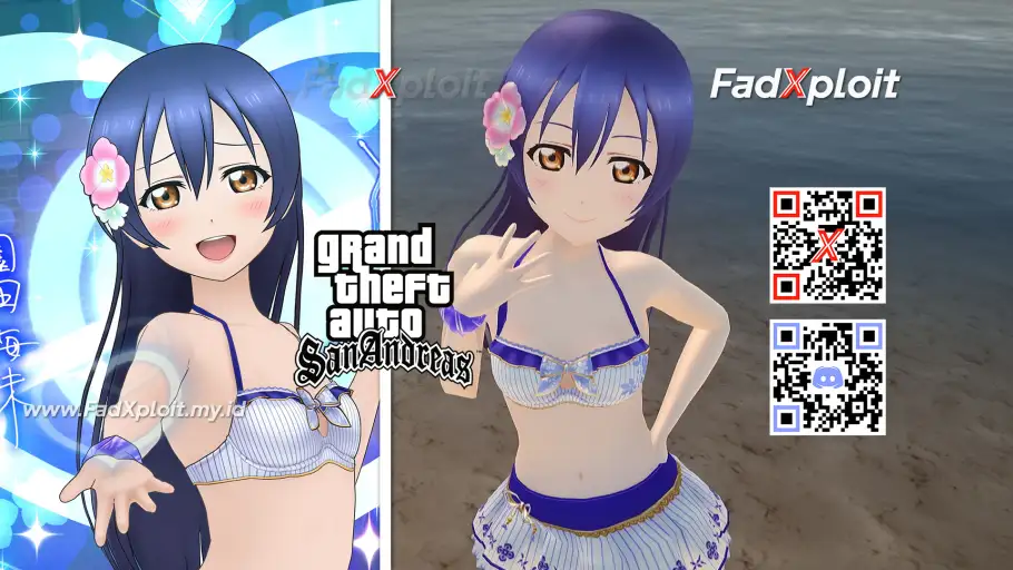 Umi Sonoda - Summer Splash Mods by FadXploit - Love Live!