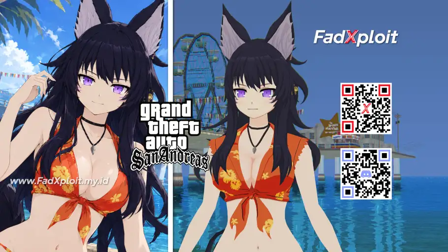 Yumi x Delta - Swimsuit Mods by FadXploit - Senran Kagura x The Eminence in Shadow