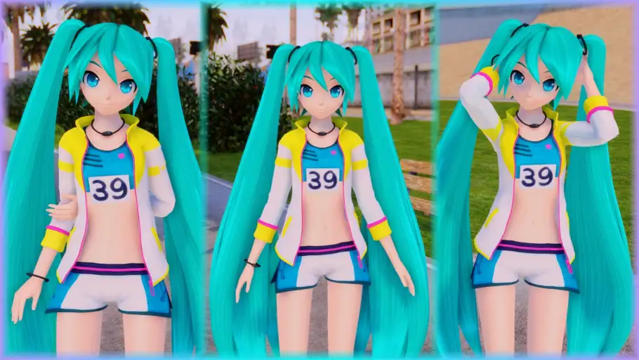 PDFT Hatsune Miku Running Mods by Alan74 - Project DIVA Future Tone